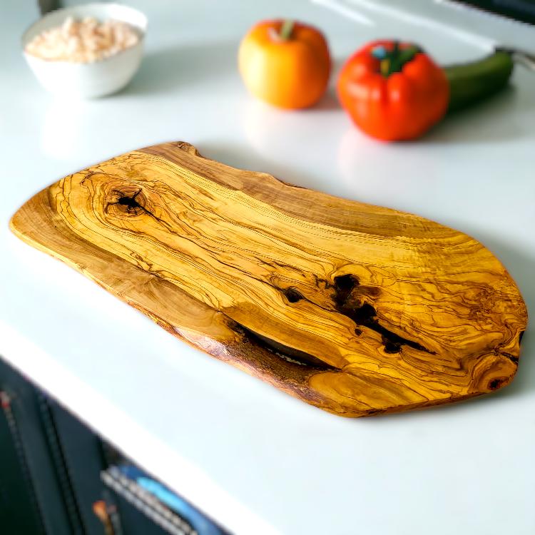 Olive Wood Cutting boards Rustic Irregular Shape Cutting Board