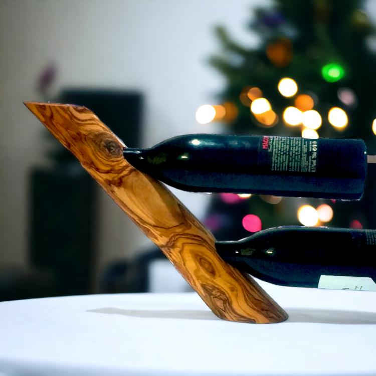 Olive Wood Wine holder