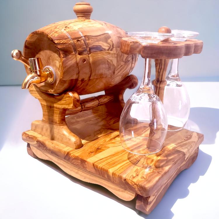 Olive Wood Wine holder